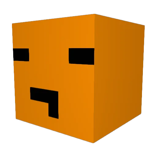 Kaonlines Minecraft avatar head, 3D render
