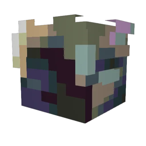 KaoriDead Minecraft avatar head, 3D render