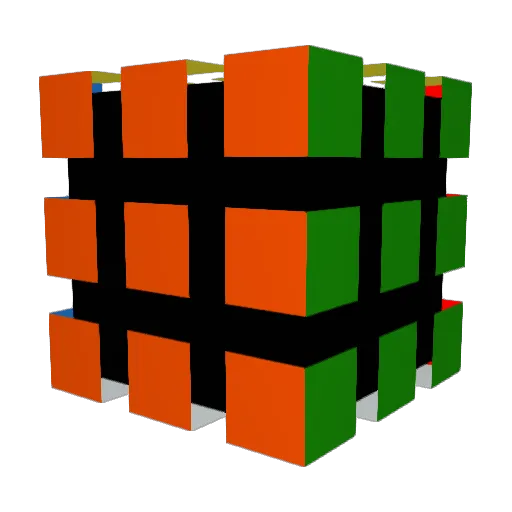 Kaorim Minecraft avatar head, 3D render