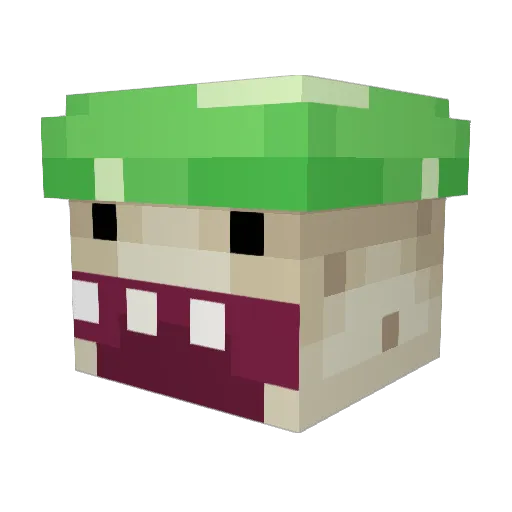 KaosIsaac_ Minecraft avatar head, 3D render