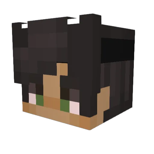 KaoticKevin Minecraft avatar head, 3D render