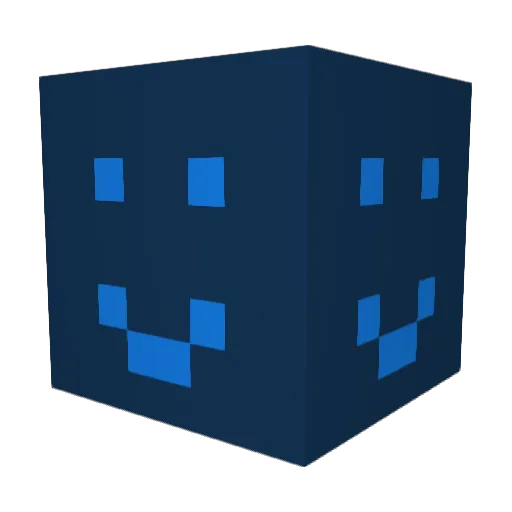 KapJan Minecraft avatar head, 3D render