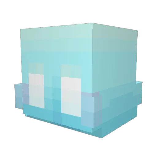 Kap_123 Minecraft avatar head, 3D render