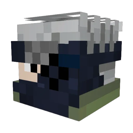 Kaparosik Minecraft avatar head, 3D render