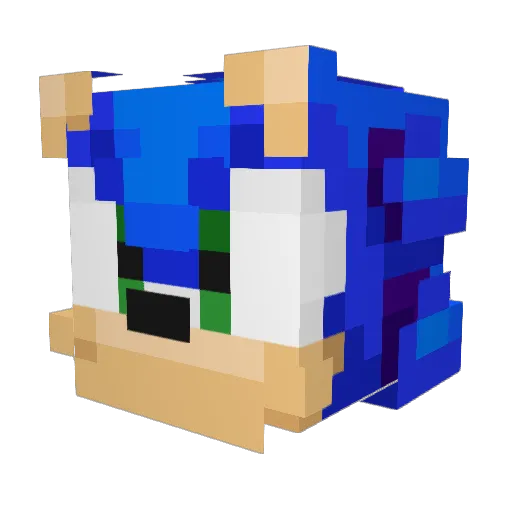 Kapi33 Minecraft avatar head, 3D render