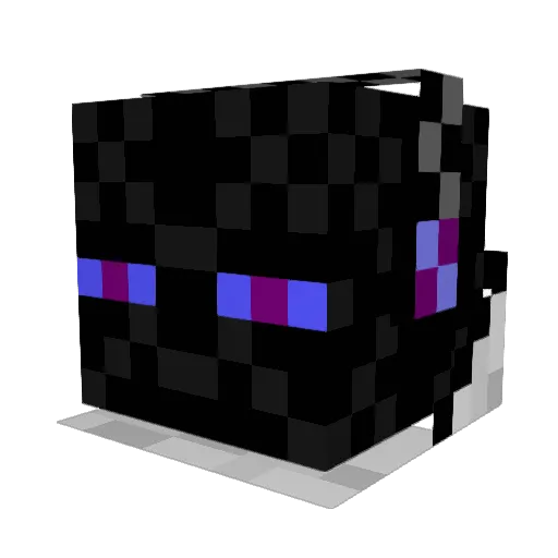KapiPL Minecraft avatar head, 3D render