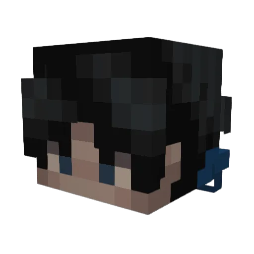 KapiVision Minecraft avatar head, 3D render