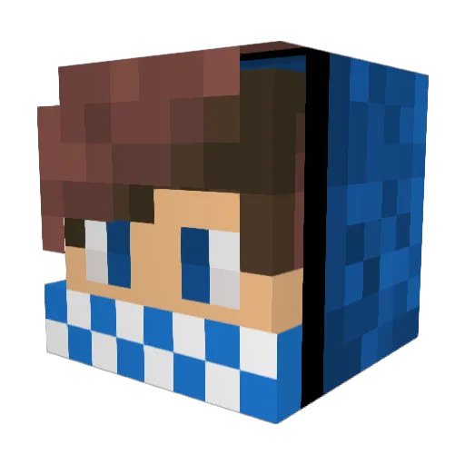 Kapio4226 Minecraft avatar head, 3D render