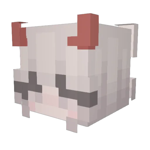 KapisiaczekIdol Minecraft avatar head, 3D render