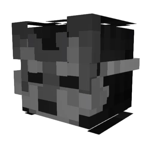 KapitanWolfi Minecraft avatar head, 3D render