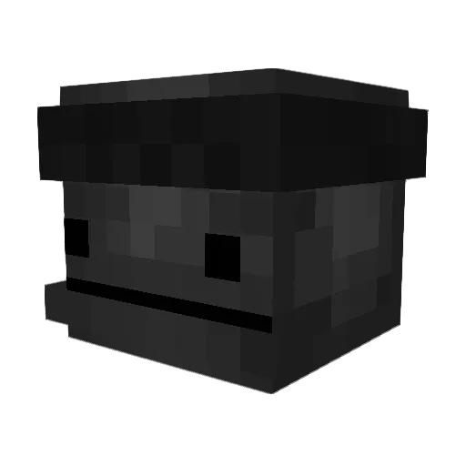 Kapitss Minecraft avatar head, 3D render