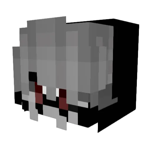 KapkaN1 Minecraft avatar head, 3D render