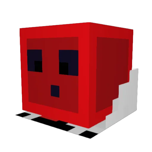 Kappadorr Minecraft avatar head, 3D render