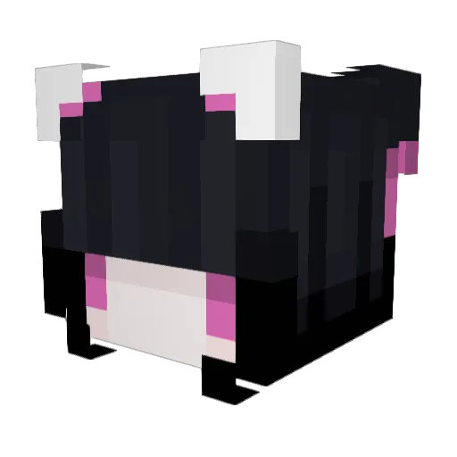 Kappakids Minecraft avatar head, 3D render