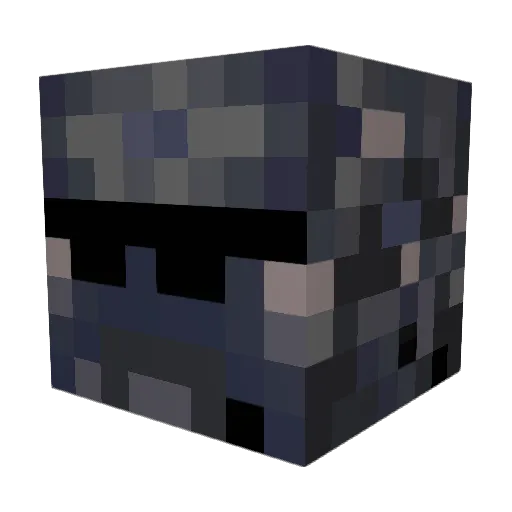 KaptainCrusher Minecraft avatar head, 3D render