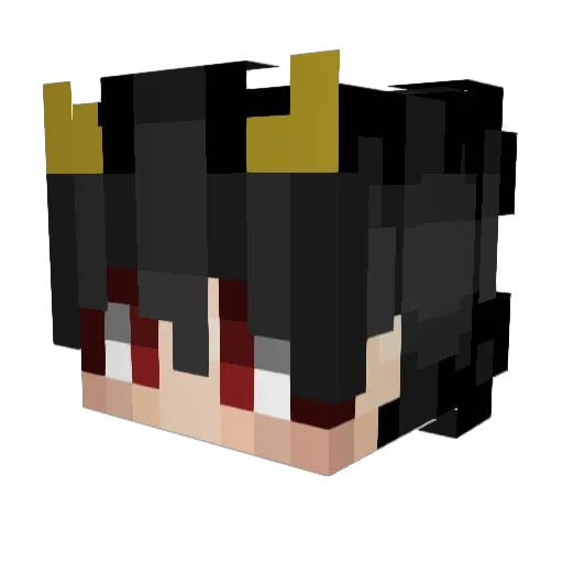 KaptainJuice Minecraft avatar head, 3D render
