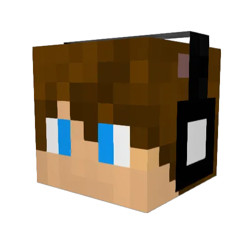 Kaptain_Joe Minecraft avatar head, 3D render