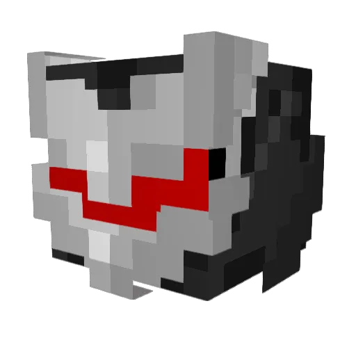 Kaptain_Kraft Minecraft avatar head, 3D render