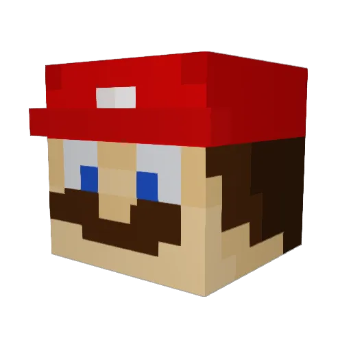KaputEvening204 Minecraft avatar head, 3D render