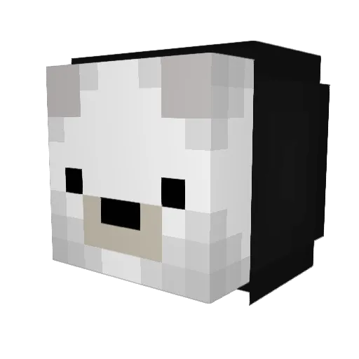 Kapysta12 Minecraft avatar head, 3D render