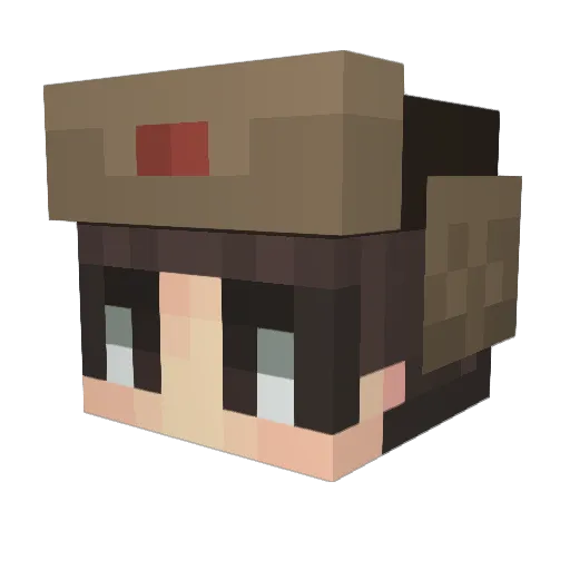 KarBone11 Minecraft avatar head, 3D render