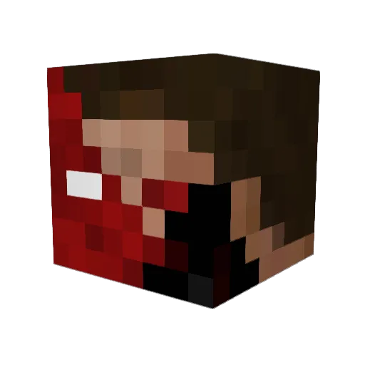 KarMagnos Minecraft avatar head, 3D render
