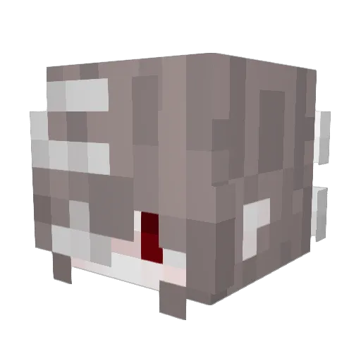 KarRof Minecraft avatar head, 3D render