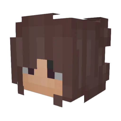 KaraKent Minecraft avatar head, 3D render