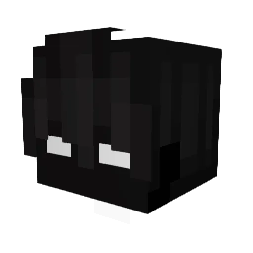 KaraPixel Minecraft avatar head, 3D render