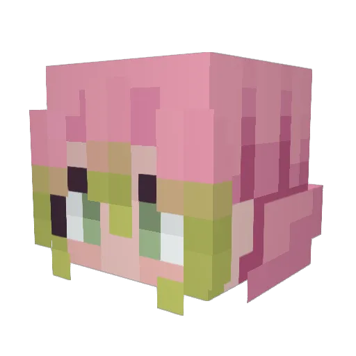 KaraZorEI Minecraft avatar head, 3D render