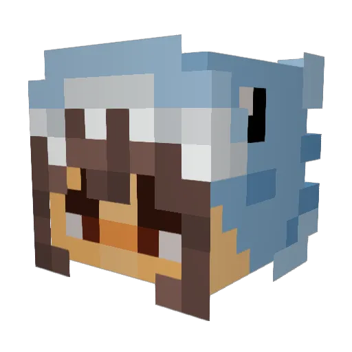 Kara_Ari Minecraft avatar head, 3D render