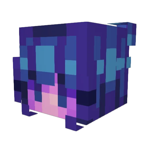 Kara__ Minecraft avatar head, 3D render