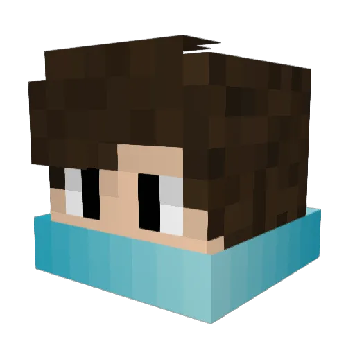 KarahanUK Minecraft avatar head, 3D render