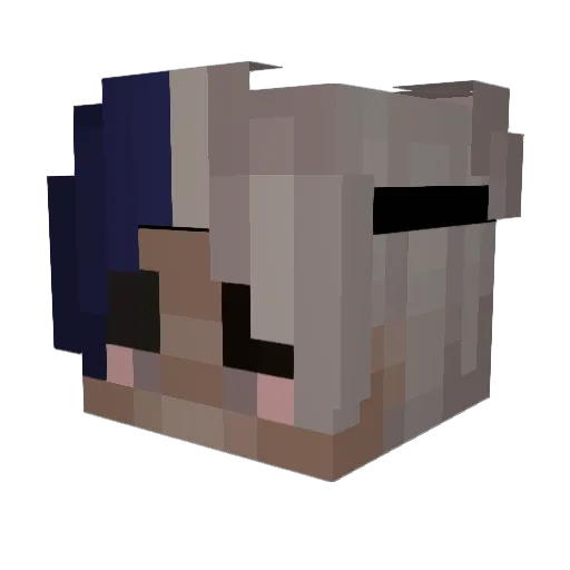 KaraidReq_brat Minecraft avatar head, 3D render