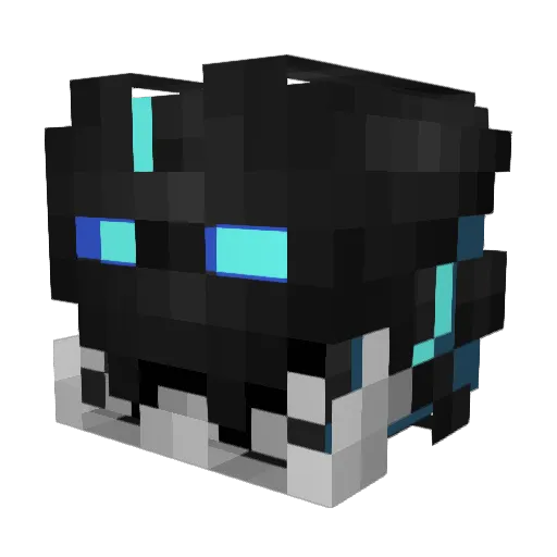 KaramHaram Minecraft avatar head, 3D render