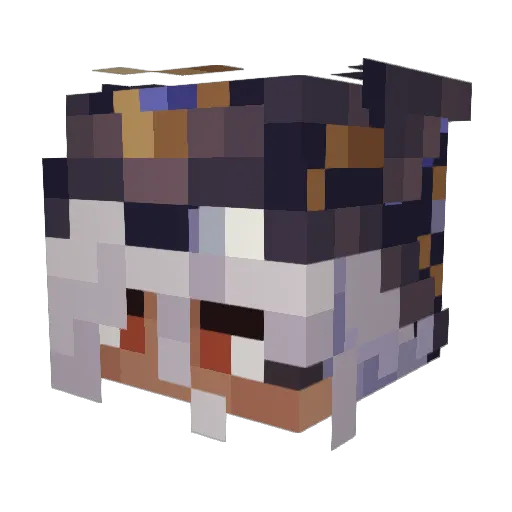 KaramX Minecraft avatar head, 3D render