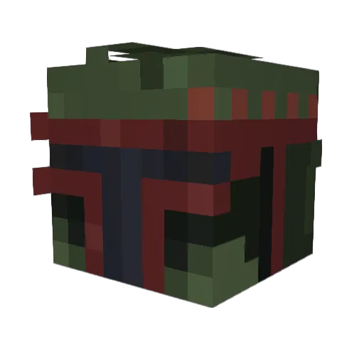 Karamazov63 Minecraft avatar head, 3D render