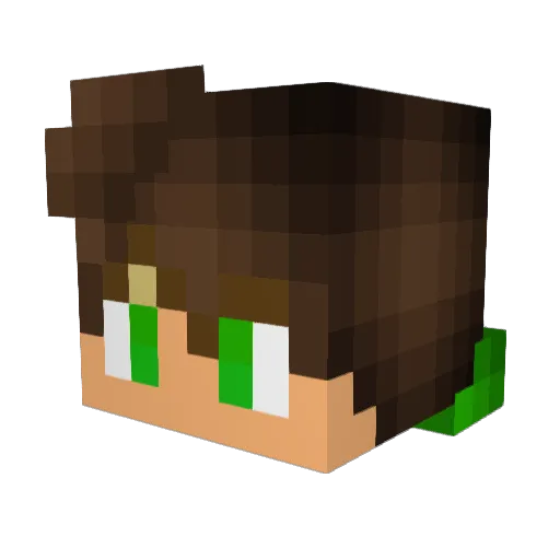 Karambar21 Minecraft avatar head, 3D render