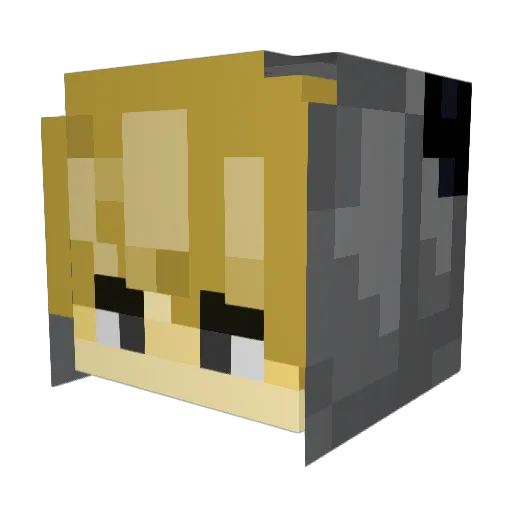 Karaso331 Minecraft avatar head, 3D render