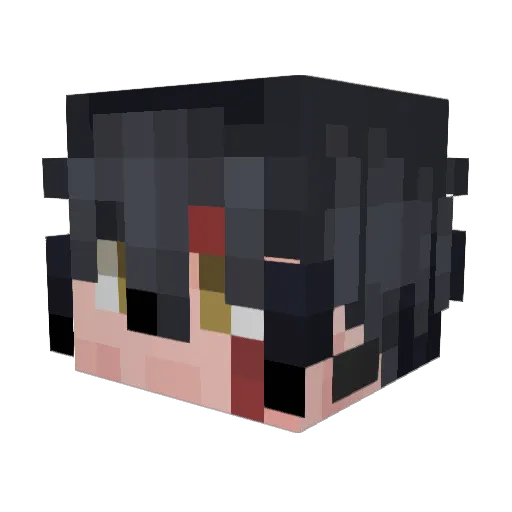 KarasuEclipse Minecraft avatar head, 3D render