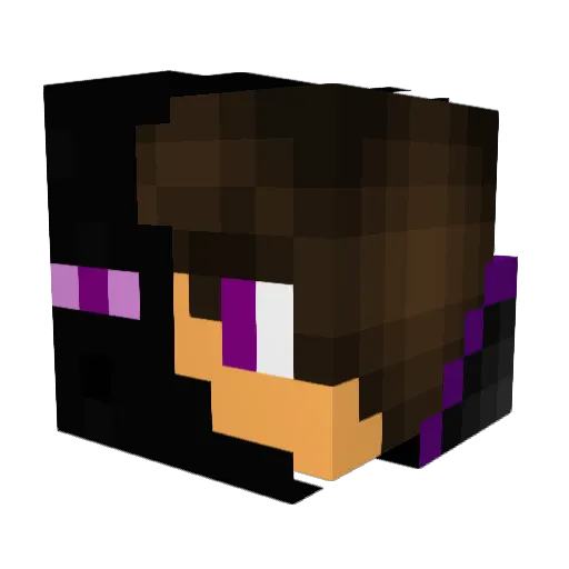 Karasu_Nara96 Minecraft avatar head, 3D render