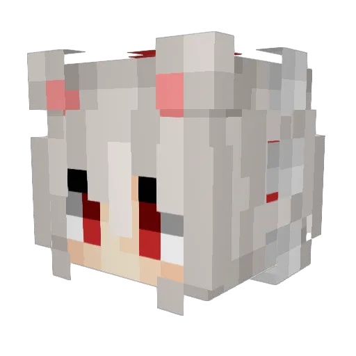 Karasy79 Minecraft avatar head, 3D render