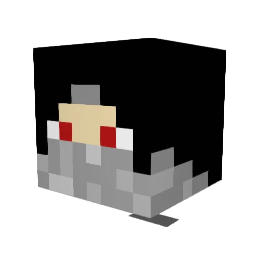 KarateBug1121 Minecraft avatar head, 3D render