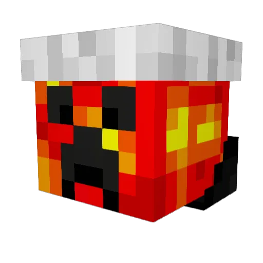 KarateKing1 Minecraft avatar head, 3D render
