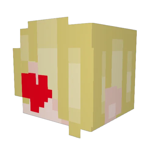 Karatekid_2009 Minecraft avatar head, 3D render
