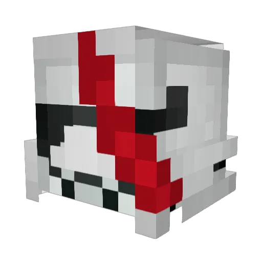 Karayoshi Minecraft avatar head, 3D render
