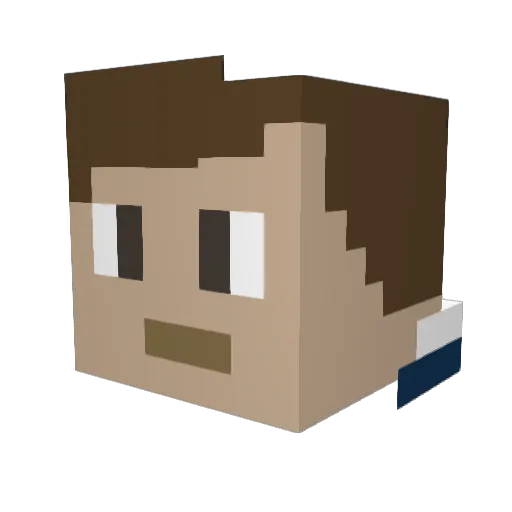 Kardex Minecraft avatar head, 3D render