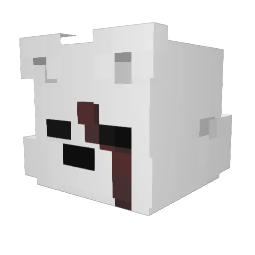 Kardiaco Minecraft avatar head, 3D render