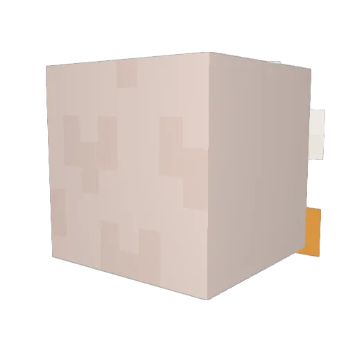 Kardiia Minecraft avatar head, 3D render