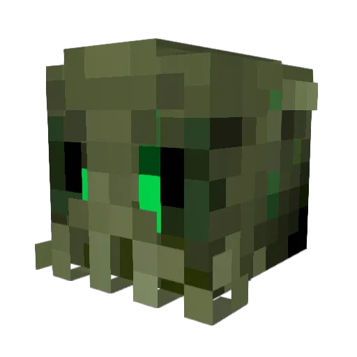 Kardinam Minecraft avatar head, 3D render